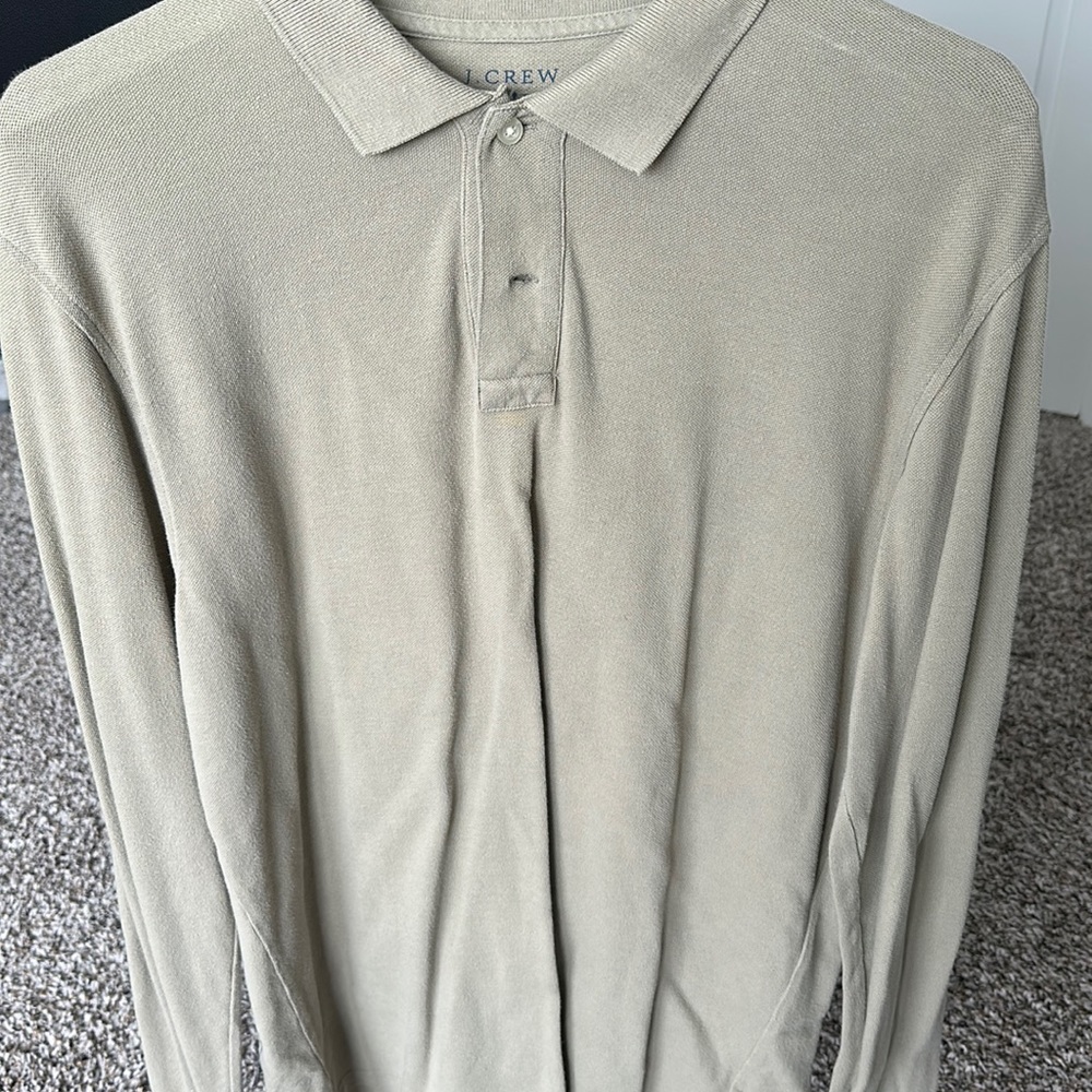 J.Crew Large long sleeve polo